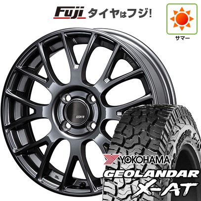 【新品国産車用5穴114.3】 夏タイヤ ホイール4本セット 225/65R17 ヨコハマ ジオランダー X-AT G016 OWL SSR GT GTV04 7J 17インチ(送料無料)