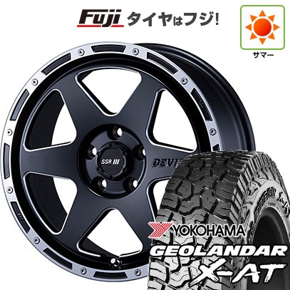 【新品国産車用5穴114.3】 夏タイヤ ホイール4本セット 225/65R17 ヨコハマ ジオランダー X-AT G016 OWL SSR ディバイド TR-6 7J 17インチ(送料無料)|フジコーポレーション