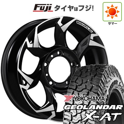 【新品】ジムニー 夏タイヤ ホイール4本セット 185/85R16 ヨコハマ ジオランダー X-AT G016 WL WALD ヴァルド ボルサリノ V11-C SUV 5.5J 16インチ(送料無料)|フジコーポレーション