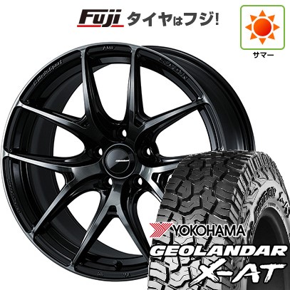 【新品国産車用5穴114.3】 夏タイヤ ホイール4本セット 225/65R17 ヨコハマ ジオランダー X-AT G016 OWL WEDS ウェッズスポーツ SA-01R 7J 17インチ(送料無料)｜フジコーポレーション