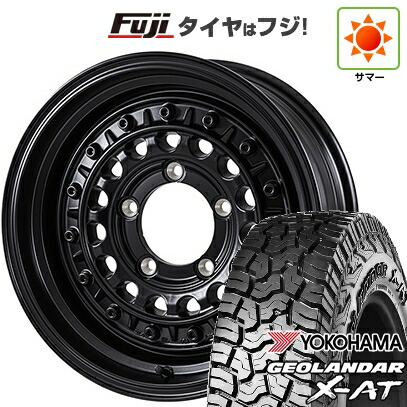 【新品】ジムニーシエラ/ジムニーノマド 夏タイヤ ホイール4本セット 215/70R16 ヨコハマ ジオランダー X-AT G016 RBL モンツァ HI-BLOCK ターマー 6J 16インチ(送料無料)