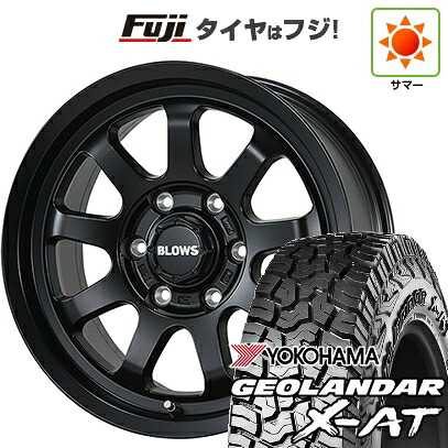 【新品国産車用6穴139.7】 夏タイヤ ホイール4本セット 275/70R17 ヨコハマ ジオランダー X-AT G016 RBL トピー ブロウズ rov.9 7.5J 17インチ(送料無料)|フジコーポレーション