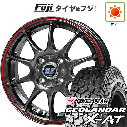 【新品 軽自動車】N-BOX タント スペーシア 夏タイヤ ホイール4本セット 155/65R14 ヨコハマ ジオランダー X-AT G016 RBL ホットスタッフ ジースピード es-01 4.5J 14インチ(送料無料)