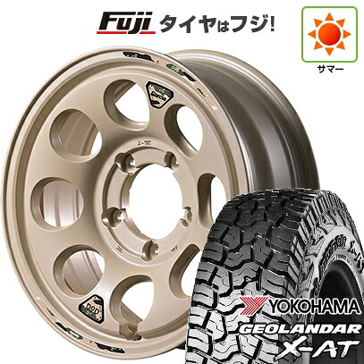 【新品】ジムニー 夏タイヤ ホイール4本セット 195R16C 104/102Q ヨコハマ ジオランダー X-AT G016 OWL MID WHEELS MID×DOD ウシャリン 5.5J 16インチ(送料無料)|フジコーポレーション