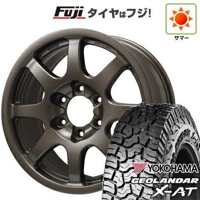 【新品】ランクル250 夏タイヤ ホイール4本セット 265/70R18 124/121 Q ヨコハマ ジオランダー X-AT G016 RBL ENKEI エンケイ ALLROAD PDT1 フジオリジナルカラー 8.5J 18インチ(送料無料) 173,500円