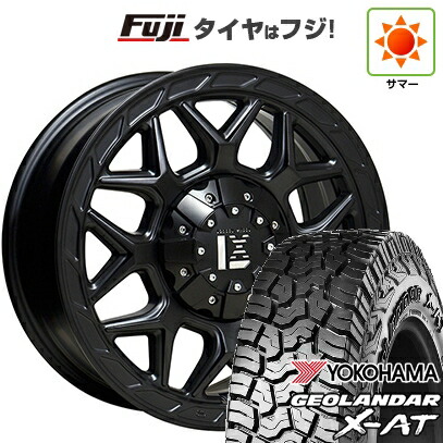 【新品】ランクル300 夏タイヤ ホイール4本セット 285/65R18 116 T ヨコハマ ジオランダー X-AT G016 RBL オフビート レクセル インフェルノ 8.5J 18インチ(送料無料)
