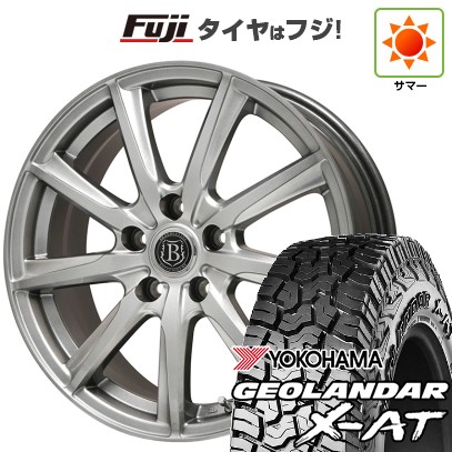 【新品国産車用5穴114.3】 夏タイヤ ホイール4本セット 225/65R17 ヨコハマ ジオランダー X-AT G016 OWL ブランドルライン ボレアノ9 メタリックグレー 7J 17インチ(送料無料)｜フジコーポレーション 86,350円