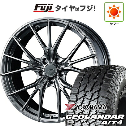 【新品国産車用5穴114.3】 夏タイヤ ホイール4本セット 235/60R18 ヨコハマ ジオランダー A/T4 G018 RBL WEDS ウェッズ F-ZERO FZ-1 8J 18インチ(送料無料)｜フジコーポレーション