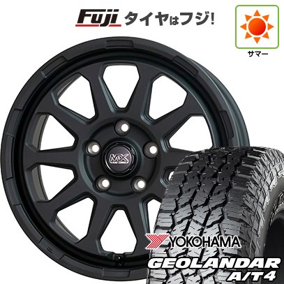 【新品】デリカD5 夏タイヤ ホイール4本セット 245/70R16 ヨコハマ ジオランダー A/T4 G018 OWL/RBL ホットスタッフ マッドクロス レンジャー 7J 16インチ(送料無料)