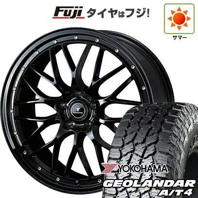 【新品国産車用5穴114.3】 夏タイヤ ホイール4本セット 235/60R18 ヨコハマ ジオランダー A/T4 G018 RBL WEDS ウェッズ ノヴァリス アセット M1 8J 18インチ(送料無料)