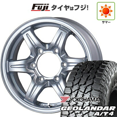 【新品】ハイエース200系 夏タイヤ ホイール4本セット 215/65R16 109/107S ヨコハマ ジオランダー A/T4 G018 WL/RBL TWS グランヴァード NEO 7J 16インチ(送料無料)