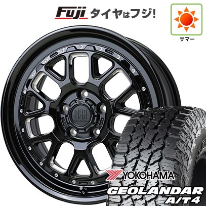 【新品】デリカD5 夏タイヤ ホイール4本セット 245/70R16 ヨコハマ ジオランダー A/T4 G018 OWL/RBL ホットスタッフ バークレイハードロック ヒューロン 7J 16インチ(送料無料)
