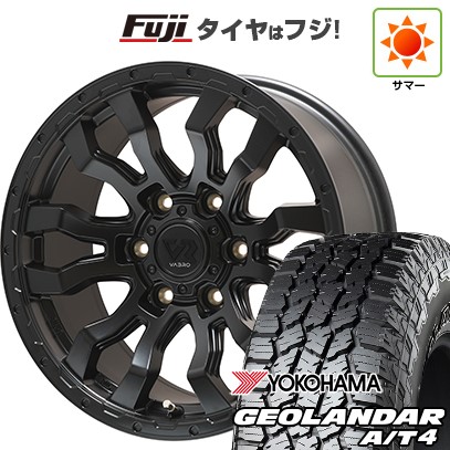 【新品】プラド/ハイラックス 夏タイヤ ホイール4本セット 265/70R17 115 T ヨコハマ ジオランダー A/T4 G018 OWL/RBL トピー ヴァブロ RR-01【限定】 8J 17インチ(送料無料)