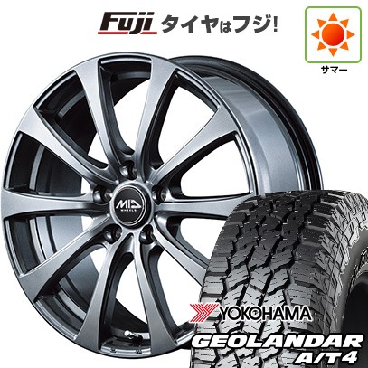 【新品国産車用5穴114.3】 夏タイヤ ホイール4本セット 225/65R17 107/103 S ヨコハマ ジオランダー A/T4 G018 RBL MID WHEELS G10 7J 17インチ(送料無料)｜フジコーポレーション