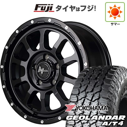 【新品】デリカD5 夏タイヤ ホイール4本セット 245/70R16 ヨコハマ ジオランダー A/T4 G018 RBL MID WHEELS NITRO POWER M10 パーシングS 7J 16インチ(送料無料)|フジコーポレーション