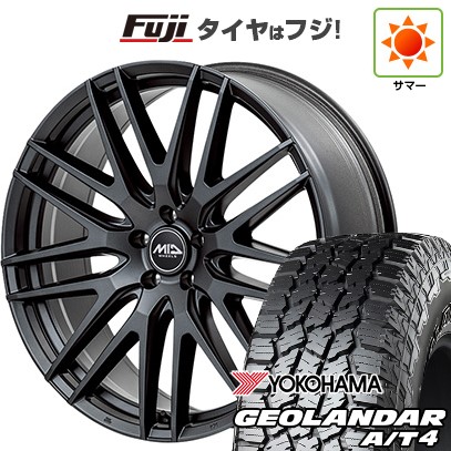 【新品国産車用5穴114.3】 夏タイヤ ホイール4本セット 235/60R18 ヨコハマ ジオランダー A/T4 G018 RBL MID WHEELS MID EXCLUSIVE 029F 8J 18インチ(送料無料)
