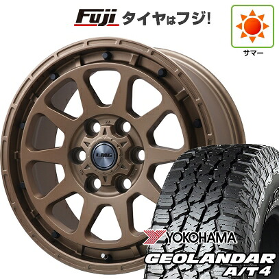 【新品】ランクル250/ランクル300 夏タイヤ ホイール4本セット 265/65R18 ヨコハマ ジオランダー A/T4 G018 OWL/RBL レアマイスター LMG DIEZ ブロンズ トヨタ・レクサス車専用 8J 18インチ(送料無料)