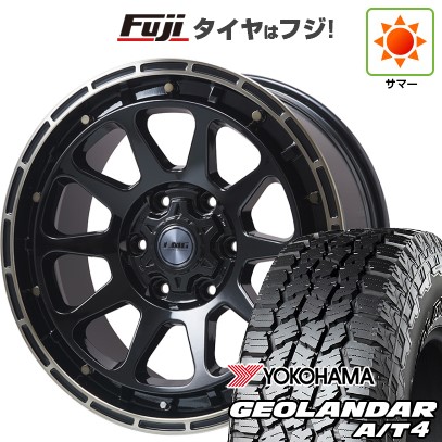 【新品国産車用6穴139.7】 夏タイヤ ホイール4本セット 285/70R17 ヨコハマ ジオランダー A/T4 G018 OWL/RBL レアマイスター LMG DIEZ グロスブラック/ブロンズクリア 8J 17インチ(送料無料)