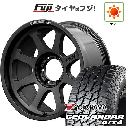 【新品国産車用6穴139.7】 夏タイヤ ホイール4本セット 265/65R18 ヨコハマ ジオランダー A/T4 G018 OWL/RBL RAYS レイズ デイトナ D108 8J 18インチ(送料無料)