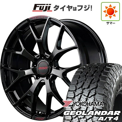 【新品国産車用5穴114.3】 夏タイヤ ホイール4本セット 235/60R18 ヨコハマ ジオランダー A/T4 G018 RBL RAYS レイズ ホムラ 2X7FT SPEC-M 7.5J 18インチ(送料無料)