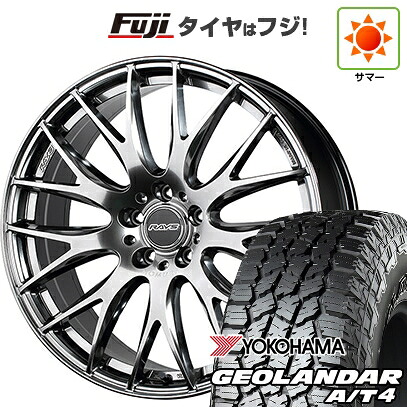 【新品国産車用5穴114.3】 夏タイヤ ホイール4本セット 235/60R18 ヨコハマ ジオランダー A/T4 G018 RBL RAYS レイズ ホムラ 2X9Plus 8J 18インチ(送料無料)