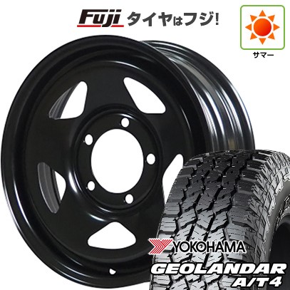【新品】ジムニー 夏タイヤ ホイール4本セット 215/85R16 ヨコハマ ジオランダー A/T4 G018 RBL コーリン オールドカントリー 2 5.5J 16インチ(送料無料)