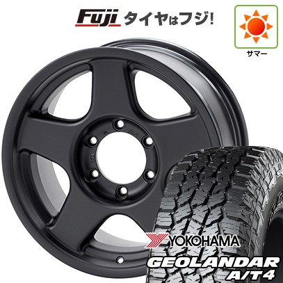 【新品国産車用6穴139.7】 夏タイヤ ホイール4本セット 35X12.5R17 ヨコハマ ジオランダー A/T4 G018 RBL フォーバイフォーエンジニア ブラッドレー V 9J 17インチ(送料無料)|フジコーポレーション