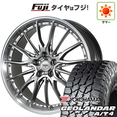 【新品国産車用5穴114.3】 夏タイヤ ホイール4本セット 235/60R18 ヨコハマ ジオランダー A/T4 G018 RBL トピー ドルフレン ヒューバー 8J 18インチ(送料無料)|フジコーポレーション