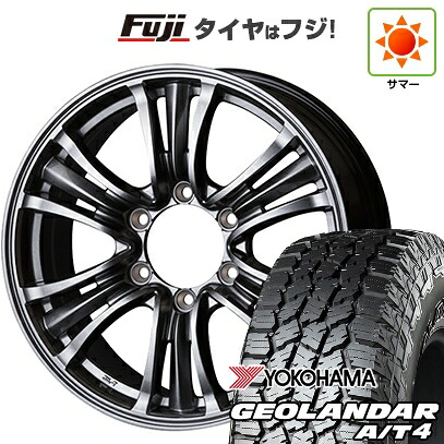 【新品国産車用6穴139.7】 夏タイヤ ホイール4本セット 265/65R18 ヨコハマ ジオランダー A/T4 G018 OWL/RBL トピー バザルト-X タイプ2 7.5J 18インチ(送料無料) 105,450円