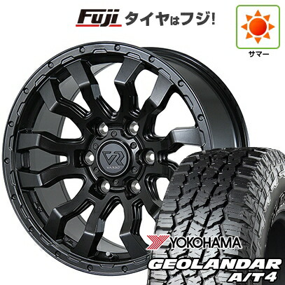 【新品】ハイエース200系 夏タイヤ ホイール4本セット 215/65R16 109/107S ヨコハマ ジオランダー A/T4 G018 WL/RBL トピー ヴァブロ RR-01 6.5J 16インチ(送料無料)