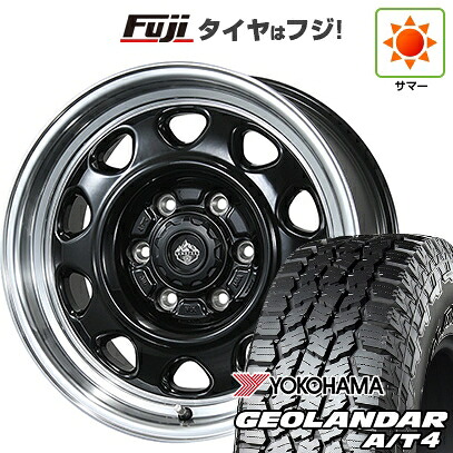 【新品】ハイエース200系 夏タイヤ ホイール4本セット 215/65R16 109/107S ヨコハマ ジオランダー A/T4 G018 WL/RBL トピー ランドフット SWZ 数量限定 6.5J 16インチ(送料無料)