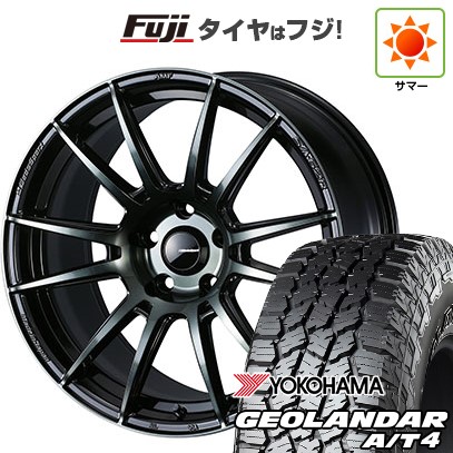 【新品国産車用5穴114.3】 夏タイヤ ホイール4本セット 225/65R17 107/103 S ヨコハマ ジオランダー A/T4 G018 RBL WEDS ウェッズスポーツ SA-62R 7J 17インチ(送料無料)|フジコーポレーション