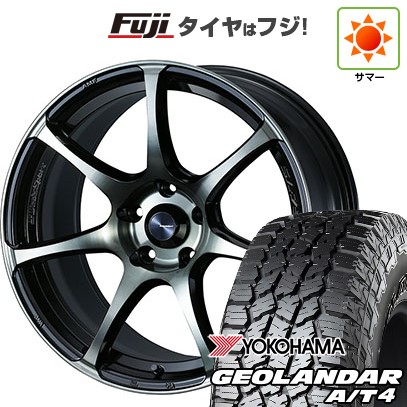 【新品国産車用5穴114.3】 夏タイヤ ホイール4本セット 225/65R17 107/103 S ヨコハマ ジオランダー A/T4 G018 RBL WEDS ウェッズスポーツ SA-75R 7J 17インチ(送料無料)