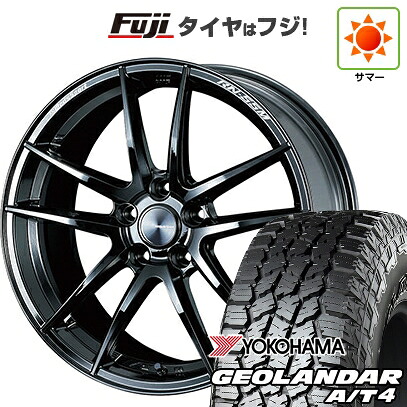 【新品国産車用5穴114.3】 夏タイヤ ホイール4本セット 235/60R18 ヨコハマ ジオランダー A/T4 G018 RBL WEDS ウェッズ ウェッズスポーツ RN-55M 8J 18インチ(送料無料)｜フジコーポレーション