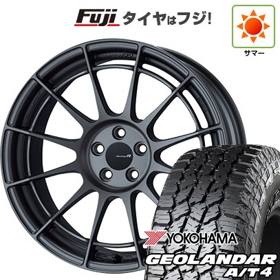 【新品国産車用5穴114.3】 夏タイヤ ホイール4本セット 225/65R17 107/103 S ヨコハマ ジオランダー A/T4 G018 RBL ENKEI エンケイ NT03 RR 17インチ(送料無料)