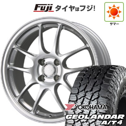 【新品国産車用5穴114.3】 夏タイヤ ホイール4本セット 235/60R18 ヨコハマ ジオランダー A/T4 G018 RBL ENKEI エンケイ PerformanceLine PF01 7.5J 18インチ(送料無料)