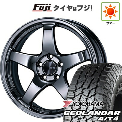 【新品国産車用5穴114.3】 夏タイヤ ホイール4本セット 235/60R18 ヨコハマ ジオランダー A/T4 G018 RBL ENKEI エンケイ PerformanceLine PF05 LIMITED EDITION 7.5J 18インチ(送料無料)