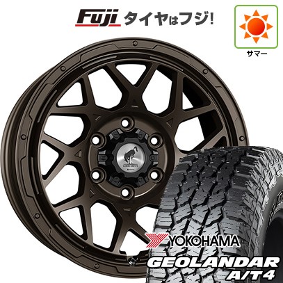 【新品国産車用6穴139.7】 夏タイヤ ホイール4本セット 285/70R17 ヨコハマ ジオランダー A/T4 G018 OWL/RBL スーパースター ロディオドライブ 8M MONO 8J 17インチ(送料無料)|フジコーポレーション