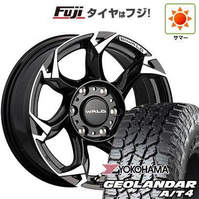 【新品国産車用6穴139.7】 夏タイヤ ホイール4本セット 275/70R17 ヨコハマ ジオランダー A/T4 G018 OWL/RBL WALD ヴァルド ボルサリノ V11-C SUV 8J 17インチ(送料無料)
