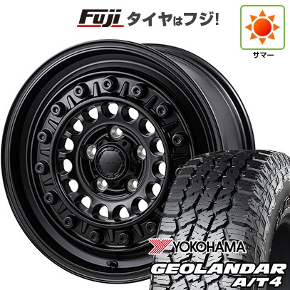 【新品】デリカD5 夏タイヤ ホイール4本セット 245/70R16 ヨコハマ ジオランダー A/T4 G018 RBL モンツァ HI-BLOCK ターマー 7J 16インチ(送料無料)