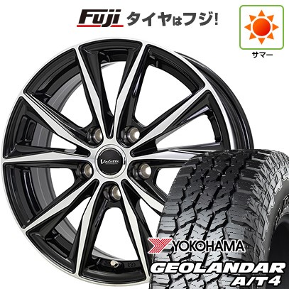 【新品国産車用5穴114.3】 夏タイヤ ホイール4本セット 225/65R17 107/103 S ヨコハマ ジオランダー A/T4 G018 RBL ホットスタッフ ヴァレット スティング 7J 17インチ(送料無料)