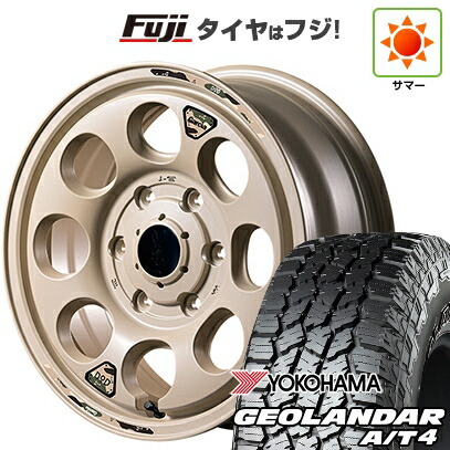 【新品】ハイエース200系 夏タイヤ ホイール4本セット 215/65R16 109/107S ヨコハマ ジオランダー A/T4 G018 WL/RBL MID WHEELS MID×DOD ウシャリン 6.5J 16インチ(送料無料) 103,450円