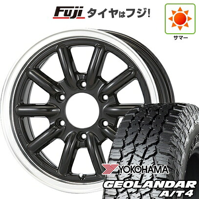 【新品】ハイエース200系 夏タイヤ ホイール4本セット 215/65R16 109/107S ヨコハマ ジオランダー A/T4 G018 WL/RBL エセックス ENCB 1P 6.5J 16インチ(送料無料)