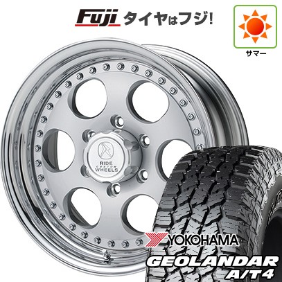 【新品】プラド/ハイラックス 夏タイヤ ホイール4本セット 265/65R17 ヨコハマ ジオランダー A/T4 G018 RBL エルフォード ブラッドストック 3P 8J 17インチ(送料無料)|フジコーポレーション