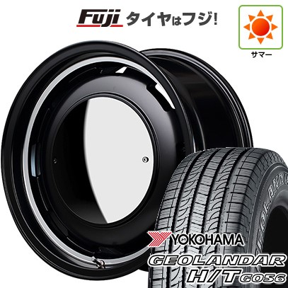 【新品】ハイエース200系 夏タイヤ ホイール4本セット 195/80R15 107/105L ヨコハマ ジオランダー H/T G056 RBL MID WHEELS ガルシア シスコ ムーン 6J 15インチ(送料無料)