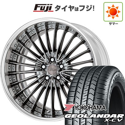 【新品】レクサスNX 2021/11- 夏タイヤ ホイール4本セット 235/50R20 ヨコハマ ジオランダー X-CV G057 WORK ワーク シュヴァート グラソン 20インチ(送料無料)