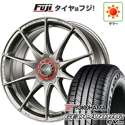 【新品国産車用5穴114.3】 夏タイヤ ホイール4本セット 215/50R18 ヨコハマ ジオランダー CV G058 OZ フォーミュラHLT 7.5J 18インチ(送料無料)｜フジコーポレーション