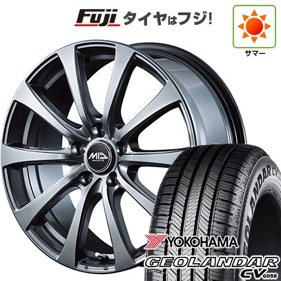 【新品国産車用5穴114.3】 夏タイヤ ホイール4本セット 225/60R18 ヨコハマ ジオランダー CV G058 MID WHEELS G10 7.5J 18インチ(送料無料)