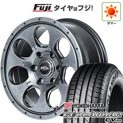【新品】デリカD5 夏タイヤ ホイール4本セット 215/70R16 ヨコハマ ジオランダー CV G058 MID WHEELS マッドエージェント 7J 16インチ(送料無料)｜フジコーポレーション