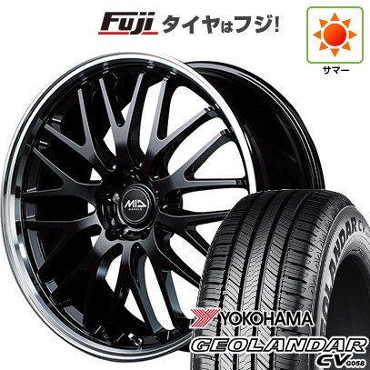 【新品国産車用5穴114.3】 夏タイヤ ホイール4本セット 225/60R18 ヨコハマ ジオランダー CV G058 MID WHEELS エグゼ10 8J 18インチ(送料無料)｜フジコーポレーション